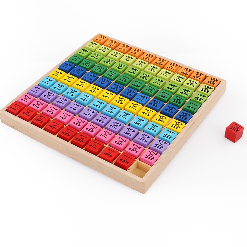 Wooden Arithmetic Table for Children - Made Minimal