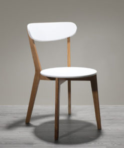 Minimalist Modern Design Solid Wood and MDF Dining Chair