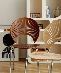 Alternative view of Nordic Solid Wood Dining Chair