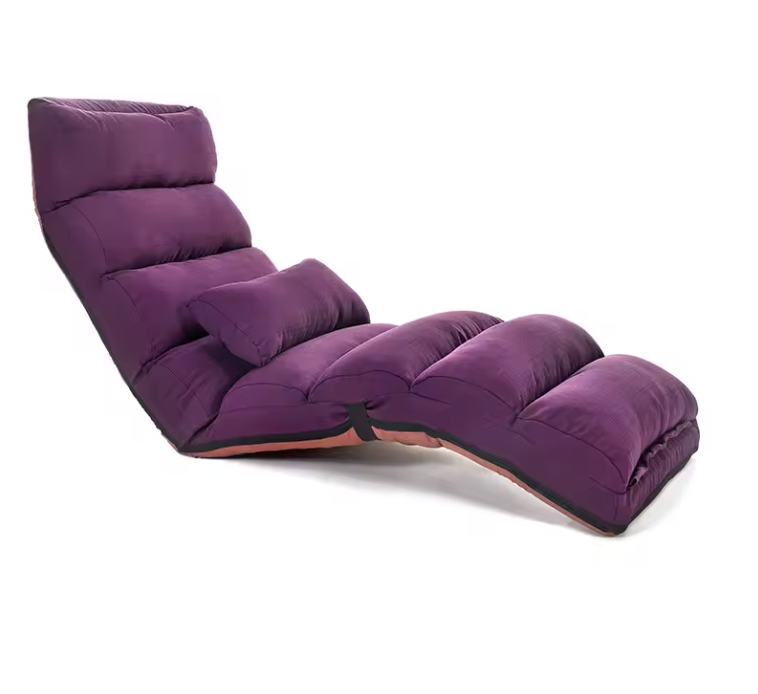 Modern Folding Chaise Lounge Japanese Style Sofa - Image 7