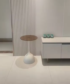 Modern Round Side Table - Image 3