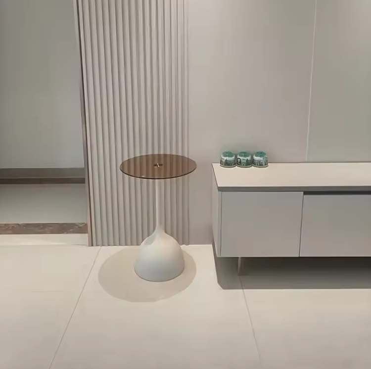Modern Round Side Table - Image 3