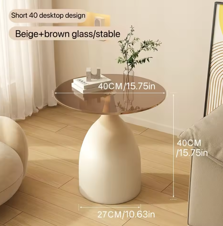 Modern Round Side Table - Image 4