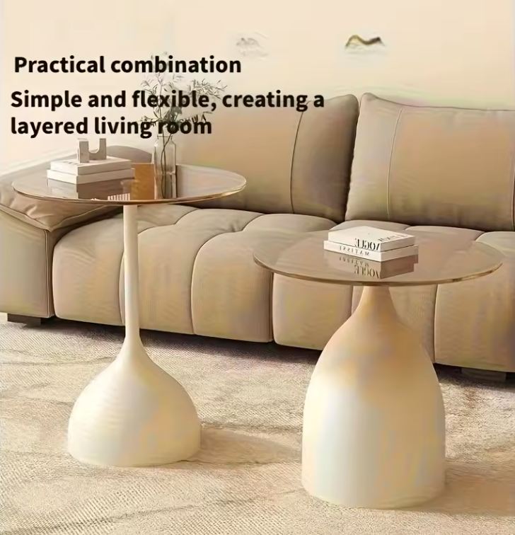 Modern Round Side Table - Image 5