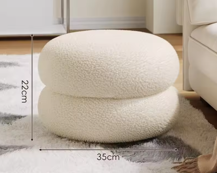 Round Ottoman Stool - Image 3