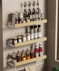 Wall-Mounted Spice Rack