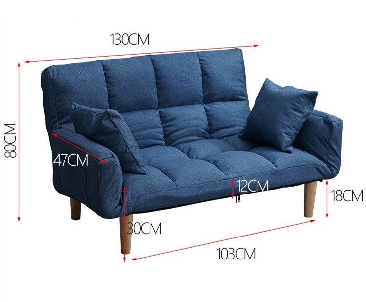 Japanese Adjustable Sofa Bed With 2 Pillows
