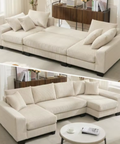 Convertible Pull-Out Sofa Bed