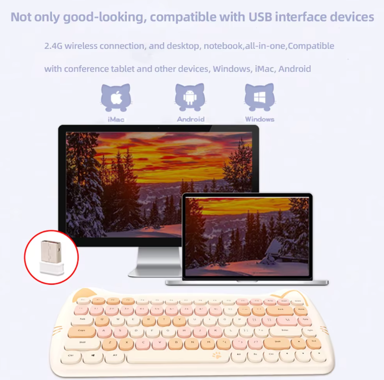 Wireless Keyboard and Mouse Set - Image 6
