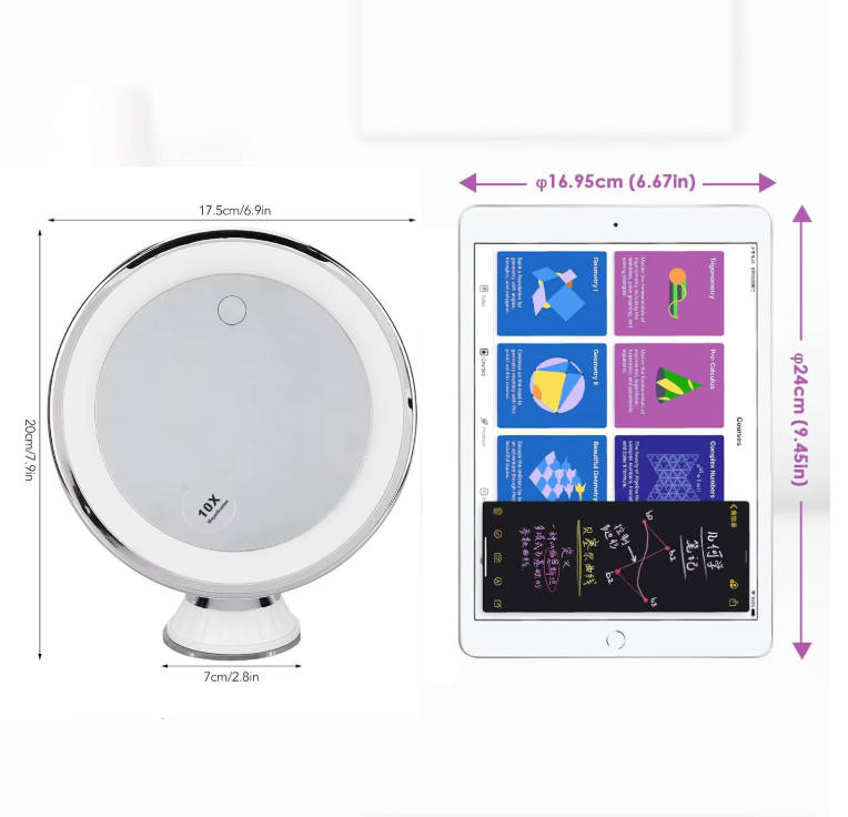Rechargeable LED Makeup Mirror - Image 5