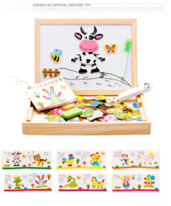 Alternative view of Wooden Magnetic Puzzle for Kids