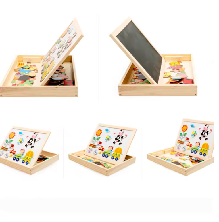 Wooden Magnetic Puzzle for Kids - Image 3
