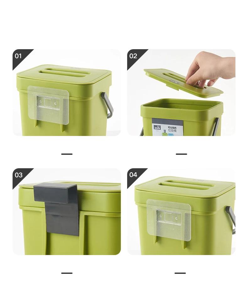 Space-saving Mount or Hang Kitchen Waste Bin