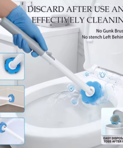 Wall-mounted Disposable Toilet Brush Set - Image 3