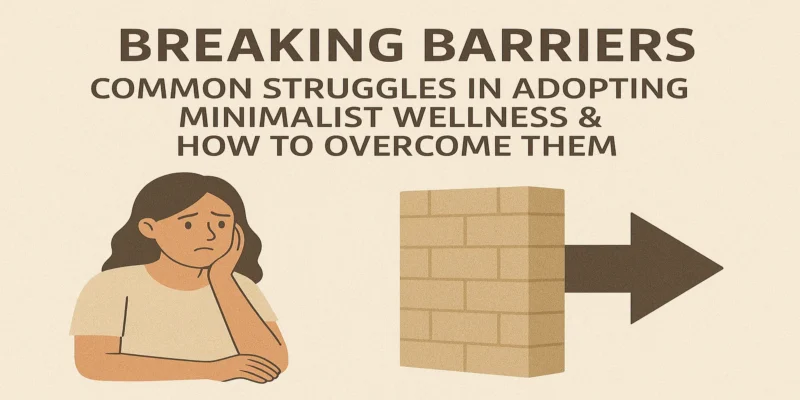 Breaking Barriers: Common Struggles in Adopting Minimalist Wellness & How to Overcome Them