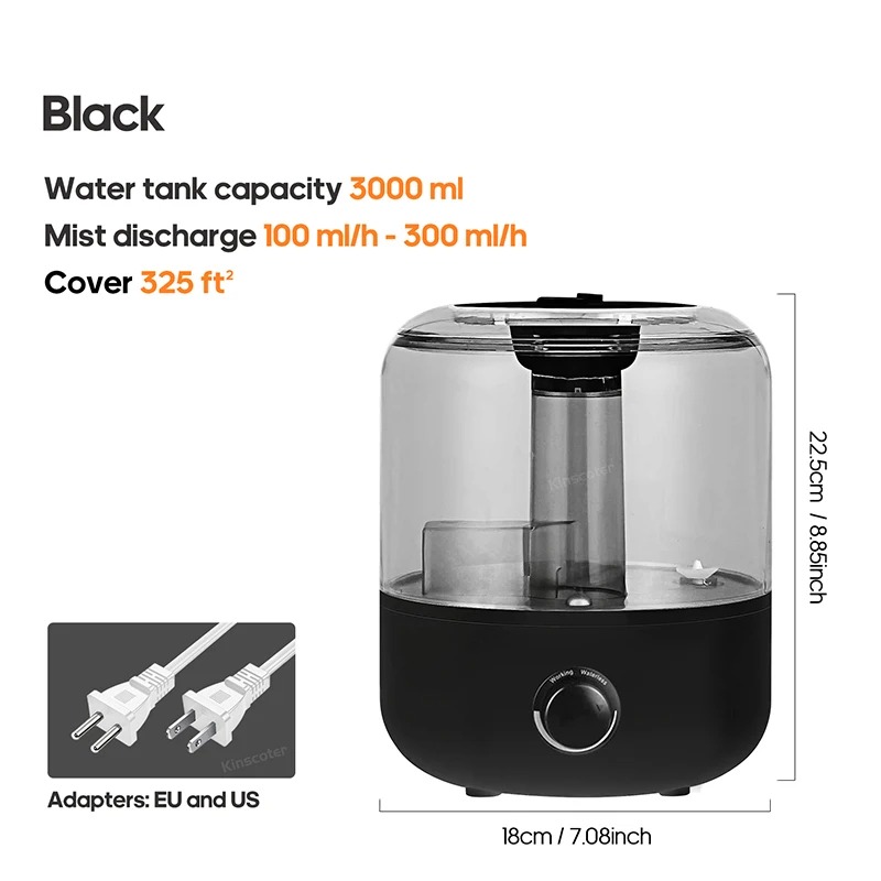 KINSCOTER 3L Air Humidifier - Image 3