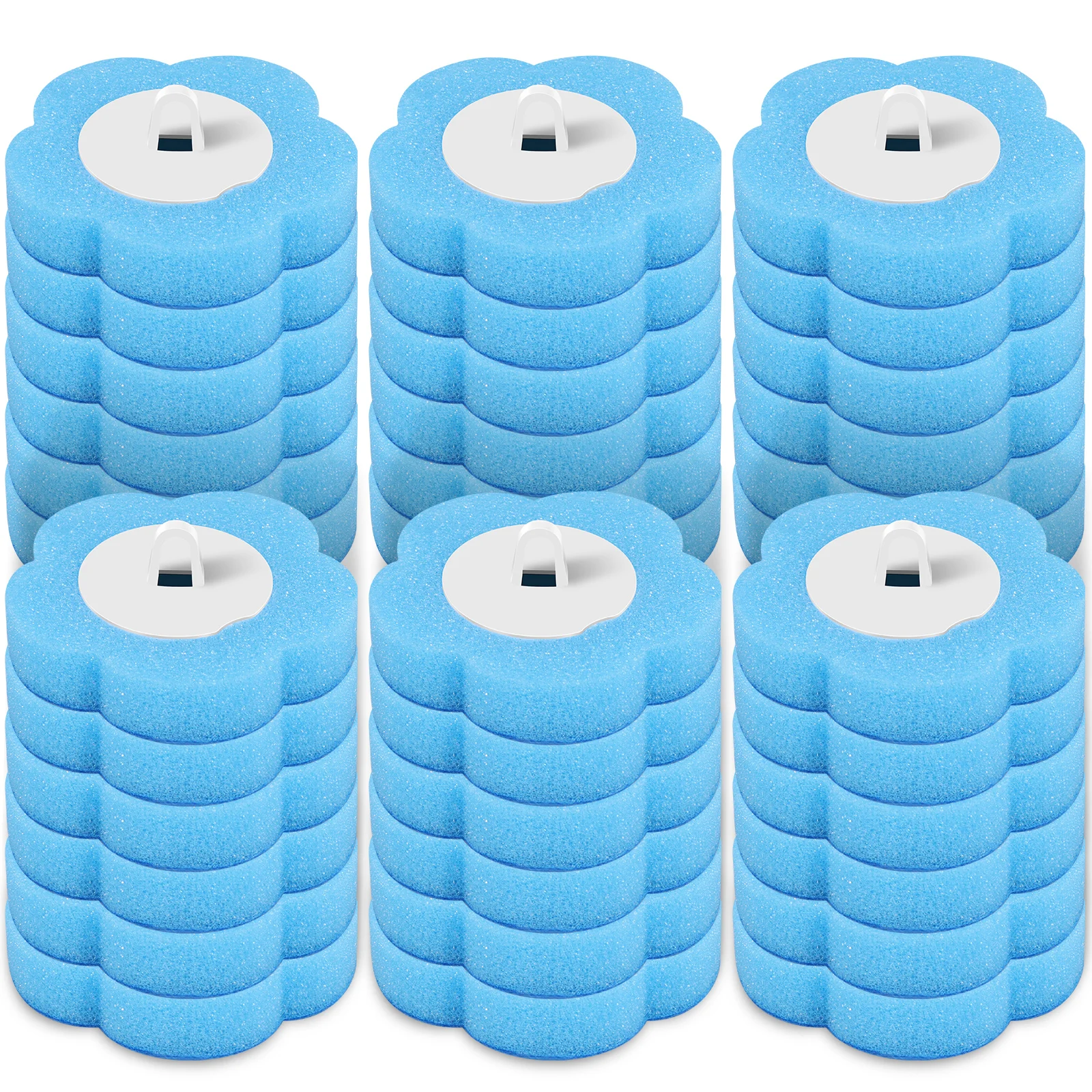 36pcs blue head
