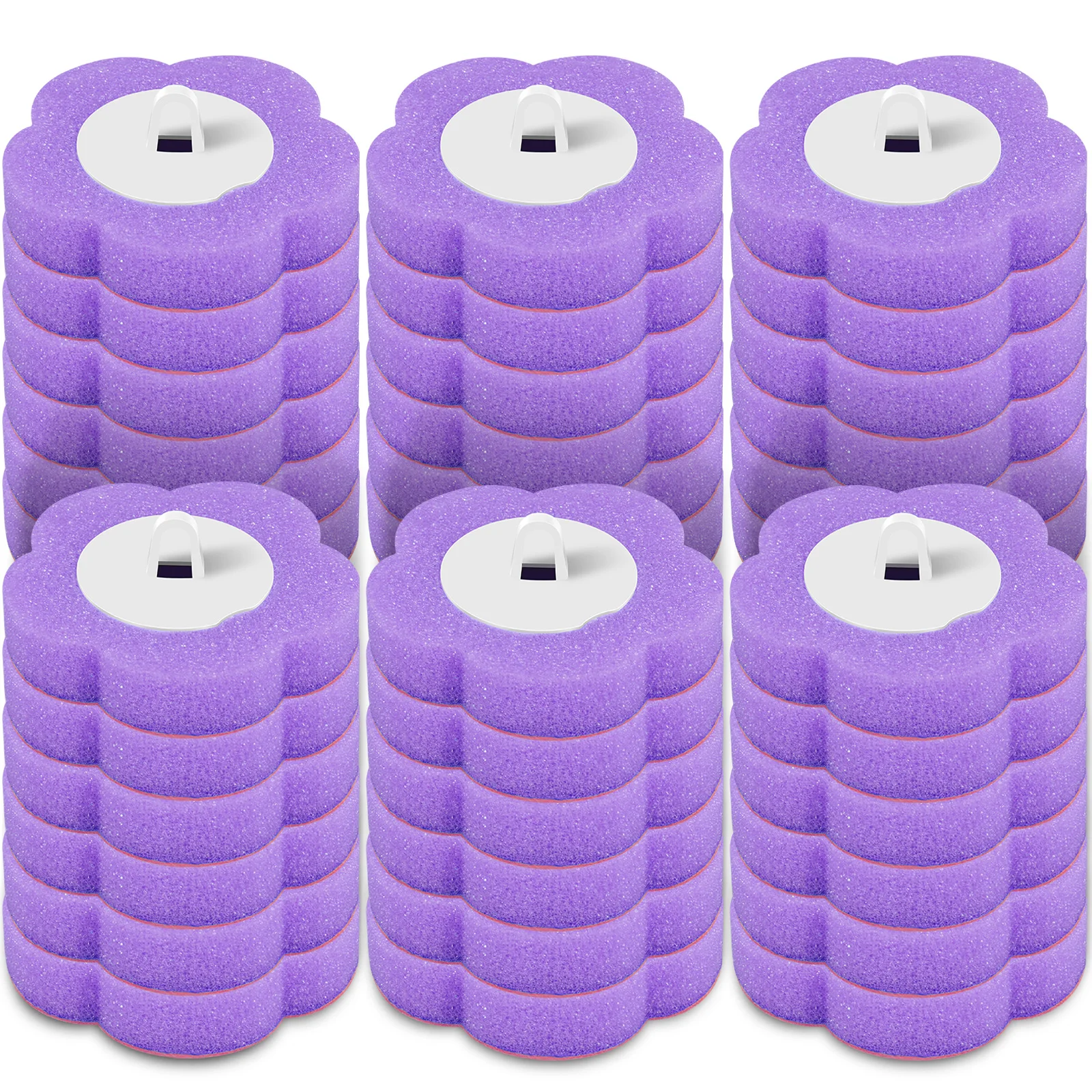 36pcs Purple head