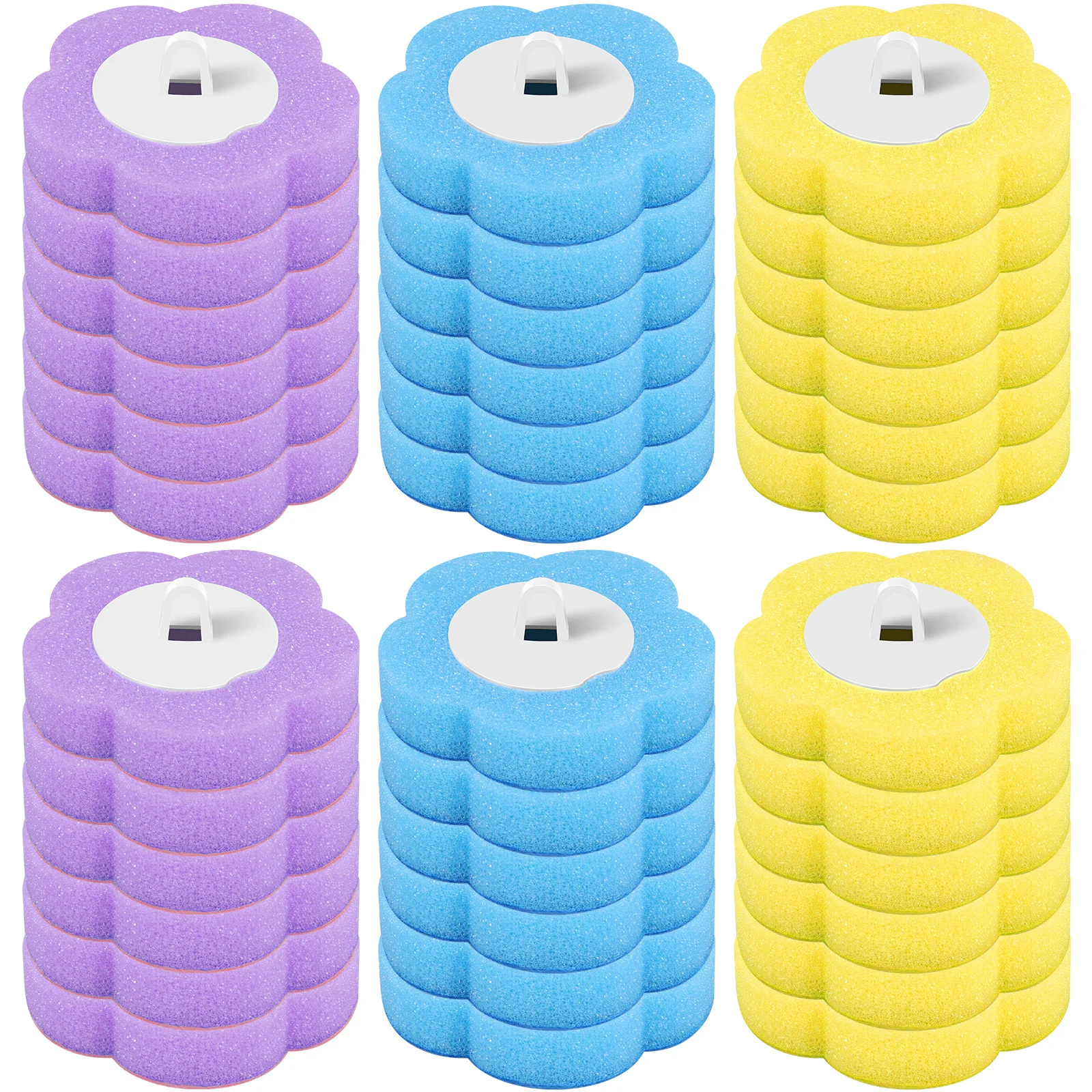 36pcs 3colors head