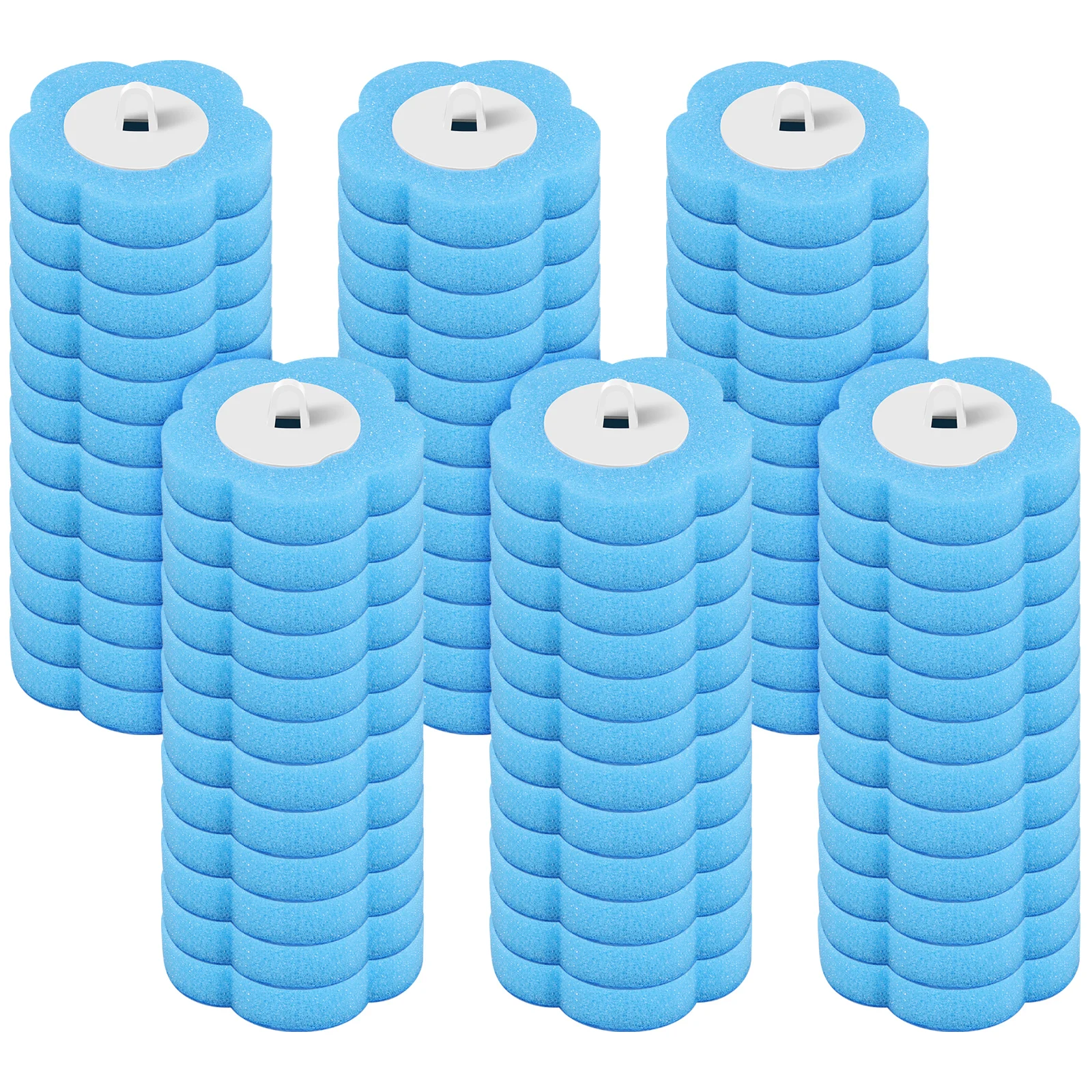 72pcs blue head