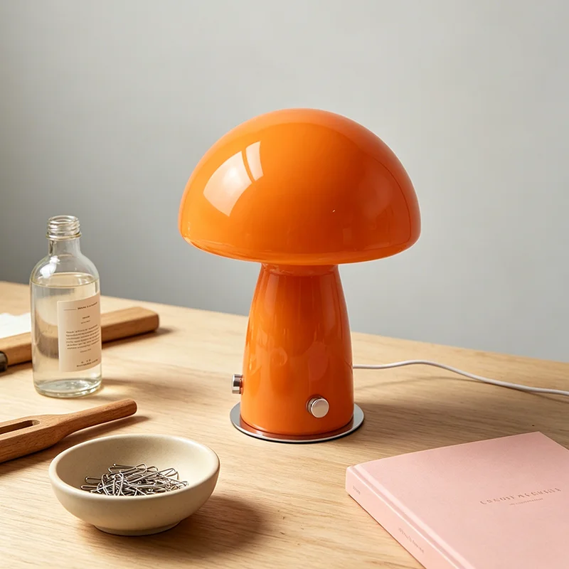 Orange Mush Lamp